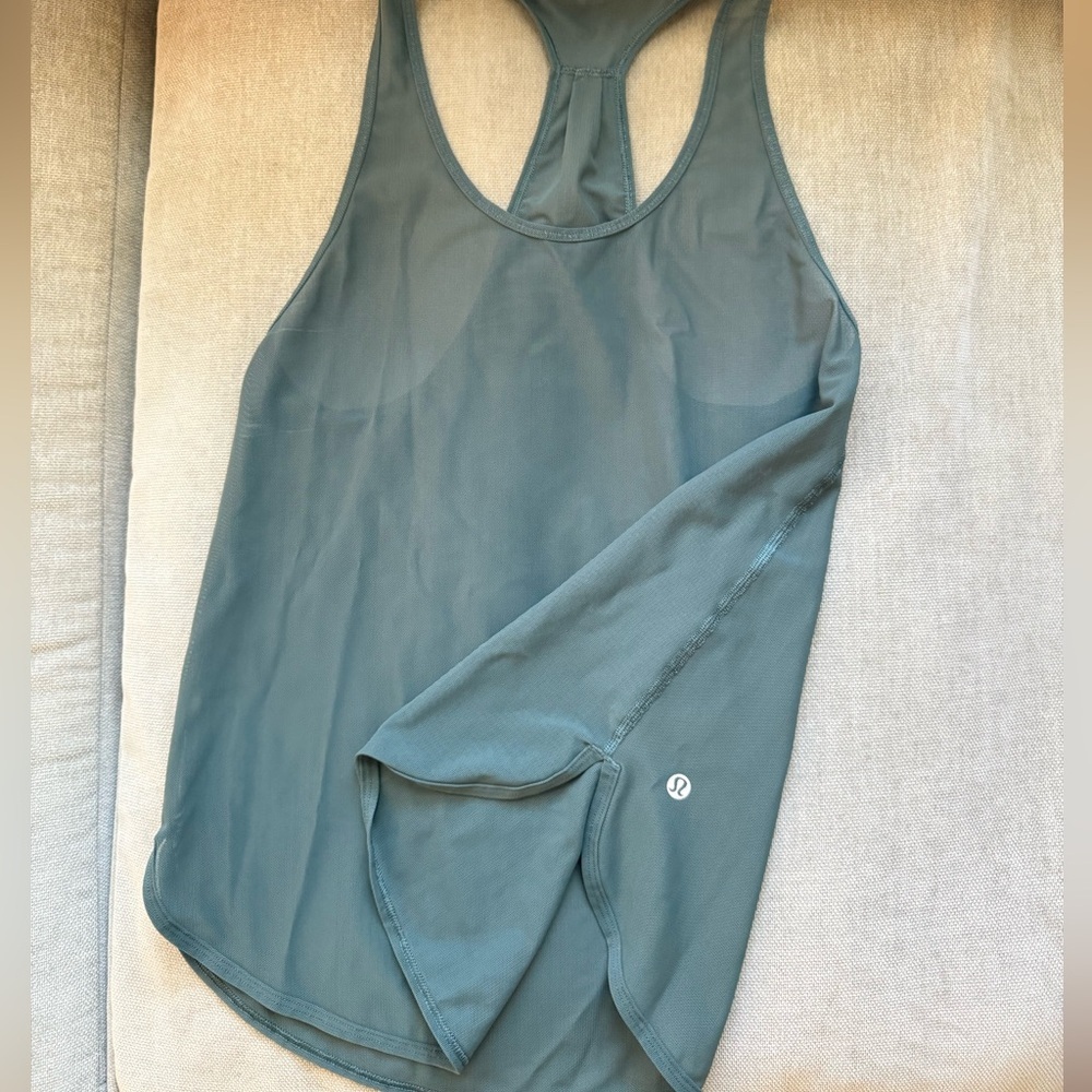 Lululemon Mesh Tank Top - Teal - Medium
